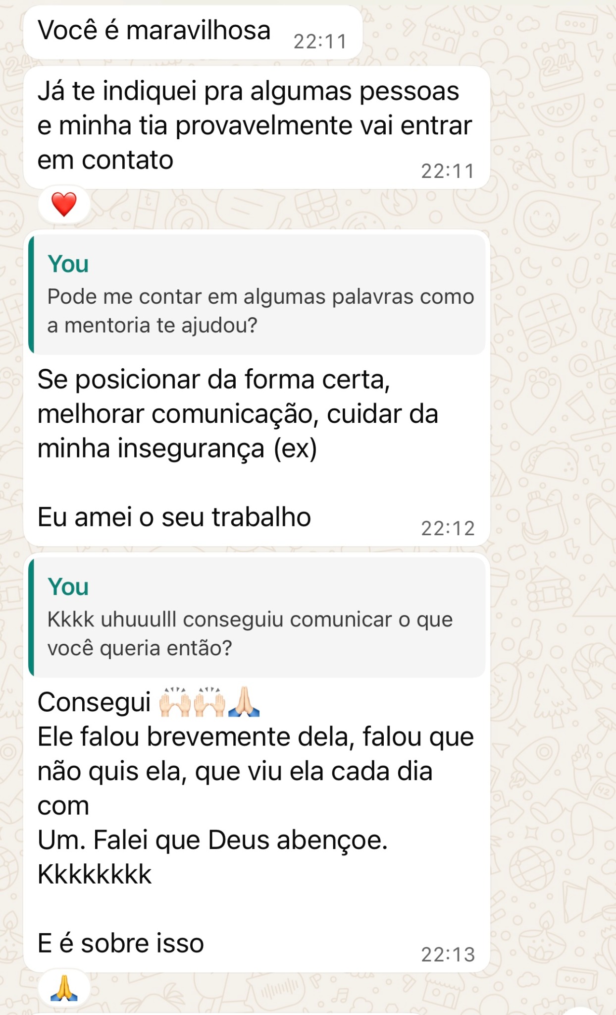 Relato anônimo sobre posicionamento, comunicação e superação da insegurança